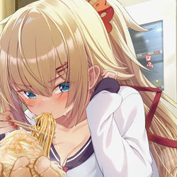 This is a pixiv picture whose title is 二郎たべちゃまさん.