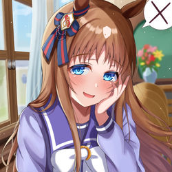 This is a pixiv picture whose title is スペちゃんに優しく勉強を教えてあげるグラスワンダー.