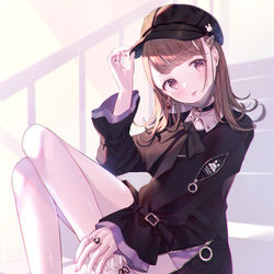 This is a pixiv picture whose title is 【仕事】隠れうさぎちゃん【アパレルコラボ】.