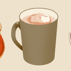 This is a pixiv picture whose title is 動物ホットドリンク.
