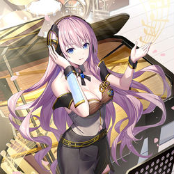 This is a pixiv picture whose title is 巡音ルカ13th.