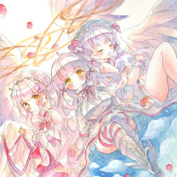 This is a pixiv picture whose title is メルスト8周年.
