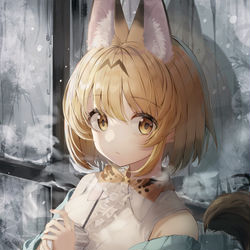 This is a pixiv picture whose title is ふゆ,あき - サーバルちゃん.