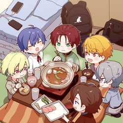 This is a pixiv picture whose title is 鍋パしようよ！.