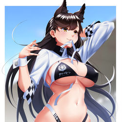 This is a pixiv picture whose title is アズールレーン　RQ愛宕.