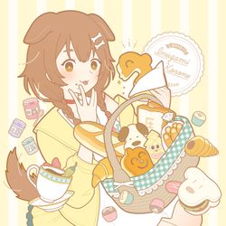 This is a pixiv picture whose title is 戌神ころねさん.