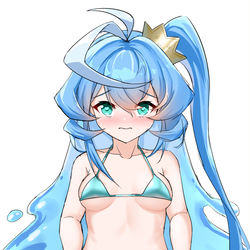 This is a pixiv picture whose title is 一只史莱姆.