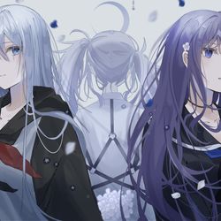 This is a pixiv picture whose title is 自傷無色.