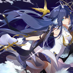This is a pixiv picture whose title is 星极—殿堂上的游禽.