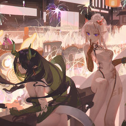 This is a pixiv picture whose title is 新年快乐.