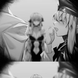 This is a pixiv picture whose title is モルガン.