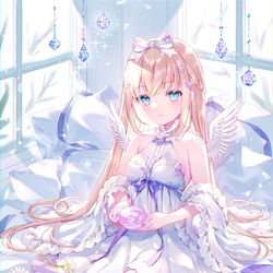 This is a pixiv picture whose title is 天使の休息.