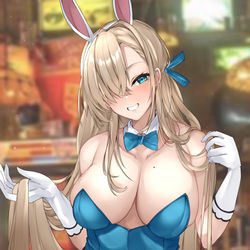 This is a pixiv picture whose title is バニーアスナ.