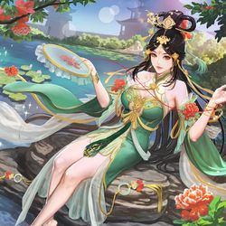 This is a pixiv picture whose title is 三国杀—潘淑.