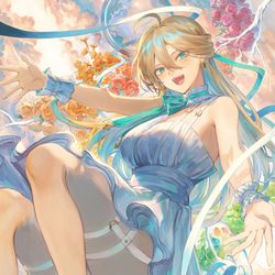 This is a pixiv picture whose title is 神菜コハネちゃん！.