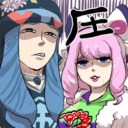 This is a pixiv picture whose title is 大人気ない大人.