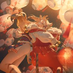 This is a pixiv picture whose title is 今年がいい年になりますように.