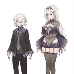 This is a pixiv picture whose title is オリキャラ設定画.