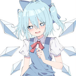 This is a pixiv picture whose title is ツーサイドアップチルノ.
