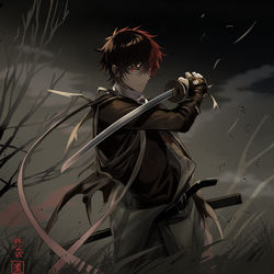 This is a pixiv picture whose title is 肥前.