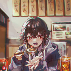 This is a pixiv picture whose title is お好み焼き.