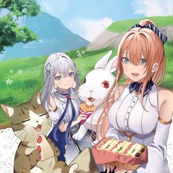 This is a pixiv picture whose title is 我輩は猫魔導師である.