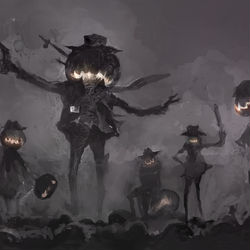 This is a pixiv picture whose title is NegaResurrection.