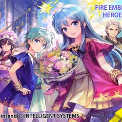 This is a pixiv picture whose title is ファイアーエンブレムヒーローズ5周年イラスト.