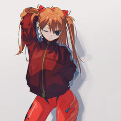 This is a pixiv picture whose title is アスカ.