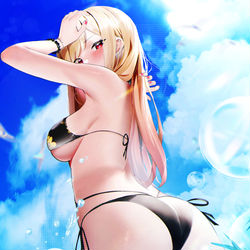 This is a pixiv picture whose title is 喜多川海夢4.