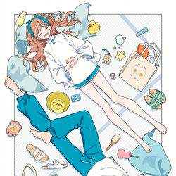 This is a pixiv picture whose title is 今日も一日お疲れ様.