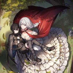 This is a pixiv picture whose title is 世界平和のために魔王を誘拐します.