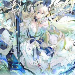 This is a pixiv picture whose title is 白き光射す.