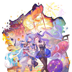 This is a pixiv picture whose title is 🏮.