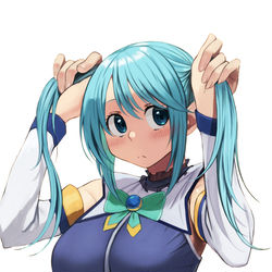 This is a pixiv picture whose title is 『ツインテールの日』.
