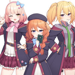 This is a pixiv picture whose title is なかよし部.