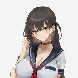 This is a pixiv picture whose title is OC.