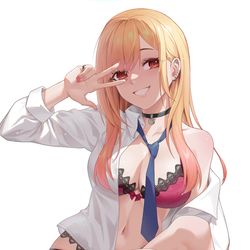 This is a pixiv picture whose title is 喜多川海夢.
