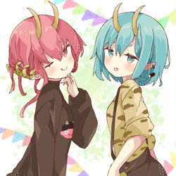 This is a pixiv picture whose title is 👹.