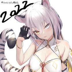 This is a pixiv picture whose title is 寅年🐯🎍.