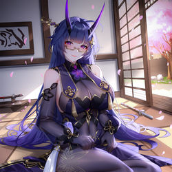 This is a pixiv picture whose title is 芽衣.