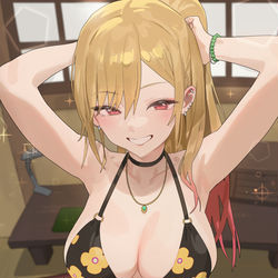 This is a pixiv picture whose title is Marin.