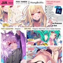 This is a pixiv picture whose title is Jan 2022.