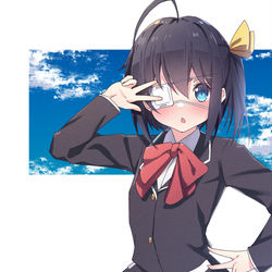 This is a pixiv picture whose title is 中二病でも恋がしたい!　小鳥遊六花.