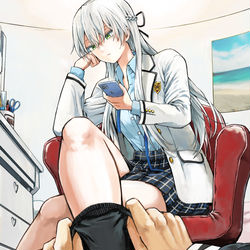 This is a pixiv picture whose title is 幼馴染にコキ使われてツライ….