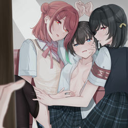 This is a pixiv picture whose title is 色色阿侑.