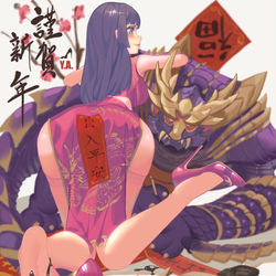This is a pixiv picture whose title is 2022祝各位虎年大吉，出 入 平 安.