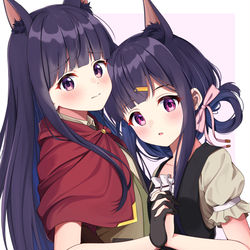 This is a pixiv picture whose title is カスミとキーリ.