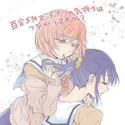 This is a pixiv picture whose title is 【商業単行本宣伝】百合SM２巻発売しました.