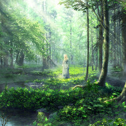 This is a pixiv picture whose title is 眠れる森の美女.